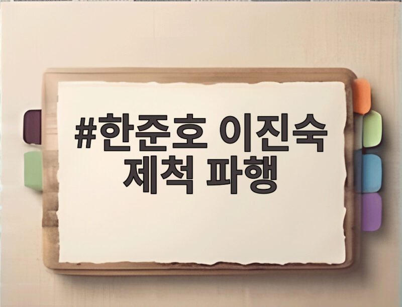 한준호 이진숙 제척 파행 국감 중단 사건을 자세히 정리합니다 1 한준호 이진숙 제척 파행