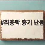최충락 흉기 난동 신상공개와 구속 전자발찌 등급 논란까지 최충락 흉기 난동