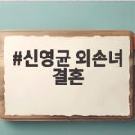 신영균 외손녀 결혼 앞둔 이재와 샘김의 러브스토리와 집안 신영균 외손녀 결혼