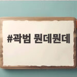 곽범 뭔데뭔데