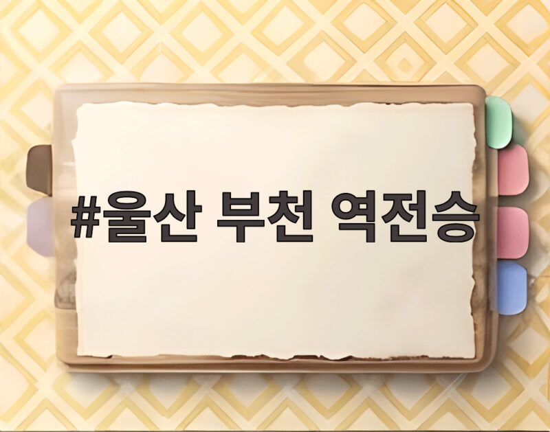 울산 부천 역전승으로 2위 사수, 서울 조기 우승 저지 1 울산 부천 역전승