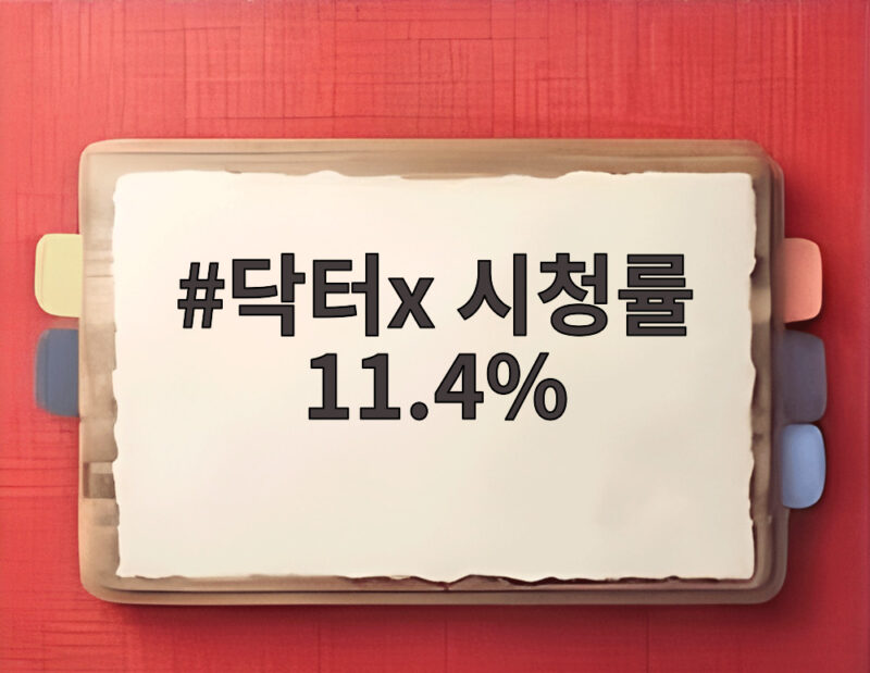 닥터X 시청률 11.4% 첫 방송 기록과 앞으로의 관전 포인트 1 닥터x 시청률 11.4%