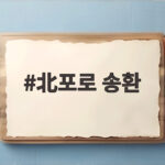 北포로 송환 비공개 원칙 무너진 외교 갈등 이야기 北포로 송환