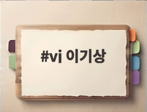 vj 이기상