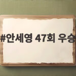 안세영 47회 우승