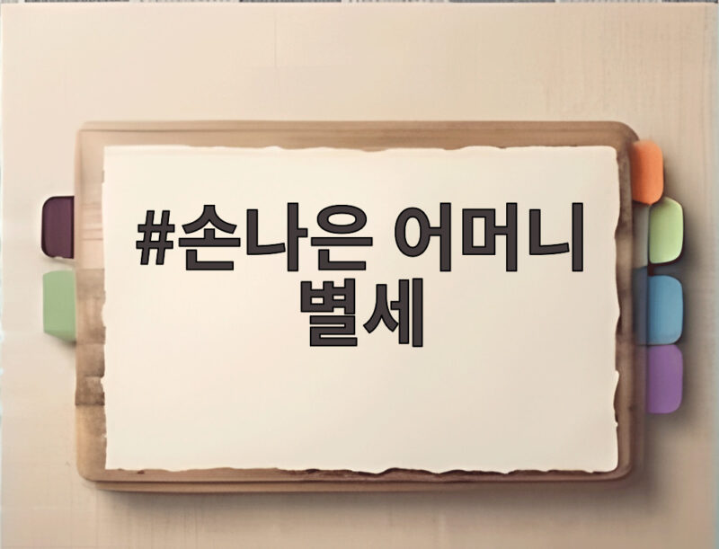 손나은 어머니 별세