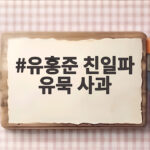 유홍준 친일파 유묵 사과