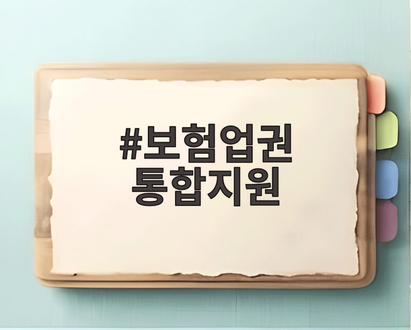 보험업권 통합지원