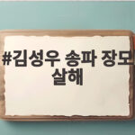 김성우 송파 장모 살해 신상공개와 수사 진행 상황 확인 김성우 송파 장모 살해