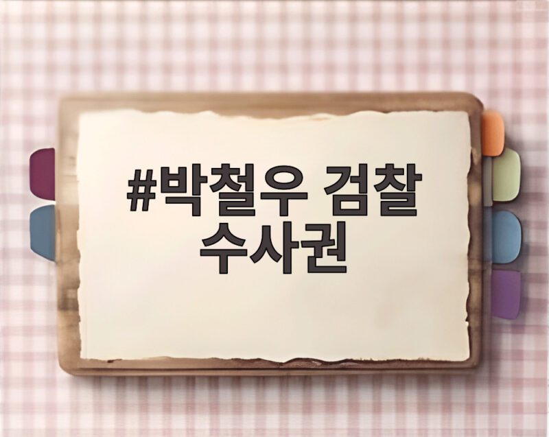 박철우 검찰 수사권 국감에서 드러난 공소청의 착잡한 현실 1 박철우 검찰 수사권