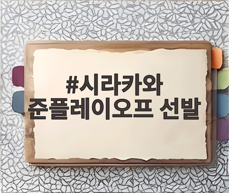 시라카와 준플레이오프 선발 KIA의 승리 공식이 되다 1 시라카와 준플레이오프 선발