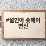 설인아 숏헤어 변신