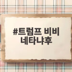 트럼프 비비 네타냐후 지지 선언 이스라엘 총선 승부를 바꿀까 트럼프 비비 네타냐후