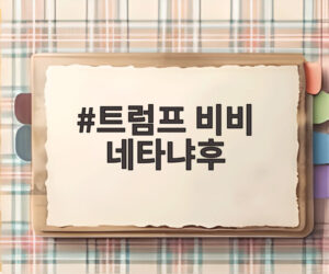 트럼프 비비 네타냐후