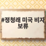 정청래 미국 비자 보류 외통위 구주반 이동 이유와 앞으로 정청래 미국 비자 보류