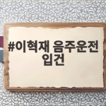 이혁재 음주운전 입건 전말과 내로남불 논란 살펴보기 이혁재 음주운전 입건