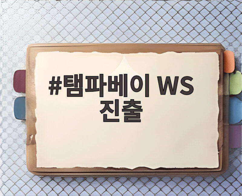탬파베이 WS 진출, 6년 만에 첫 우승 도전 1 탬파베이 WS 진출
