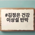 김정은 건강 이상설 반박