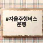 자율주행버스 운행 시작 고양 달릴고양 주야간 노선 이용 정보 자율주행버스 운행