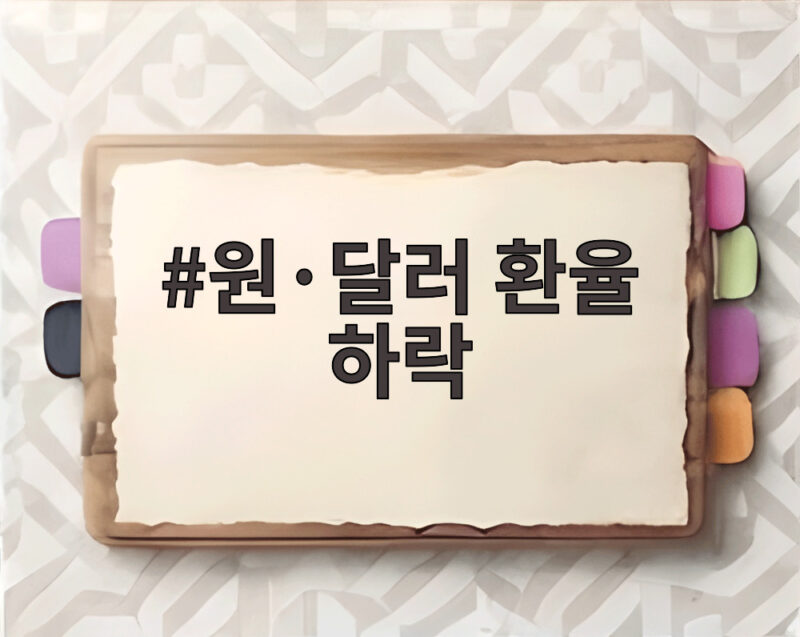 원 달러 환율 하락 2년 만의 최저 수준 언제까지 이어질까 1 원·달러 환율 하락