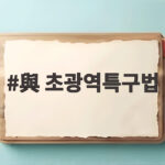 與 초광역특구법 발의 두 법안으로 노동 특례 논의 본격화 與 초광역특구법