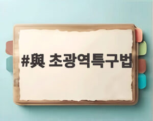 與 초광역특구법