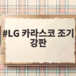 LG 카라스코 조기 강판