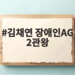김채연 장애인AG 2관왕