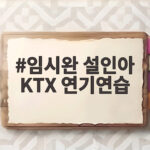 임시완 설인아 KTX 연기연습 이동 시간도 아끼는 진짜 프로 임시완 설인아 KTX 연기연습