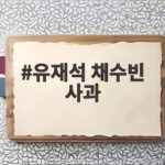 유재석 채수빈 사과