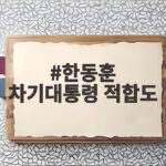한동훈 차기대통령 적합도 18.7% 1위 무당층 중도층 강세 한동훈 차기대통령 적합도
