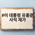 이 대통령 유홍준 사직 재가 셀프 전시 논란 정리 이 대통령 유홍준 사직 재가