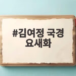 김여정 국경 요새화 현장 시찰 그 의미와 전망은 김여정 국경 요새화