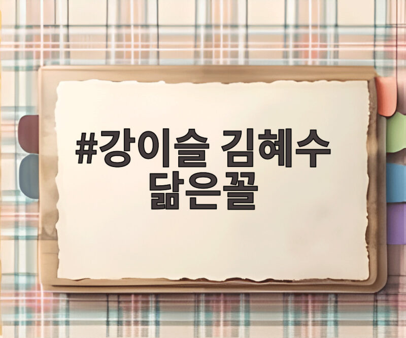 강이슬 김혜수 닮은꼴
