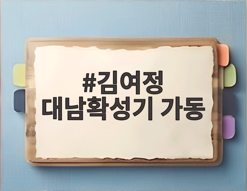 김여정 대남확성기 가동 위협 이번 달 실행되나 1 김여정 대남확성기 가동