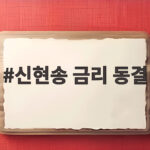 신현송 금리 동결 호미의 결실 그 의미와 전망은 신현송 금리 동결