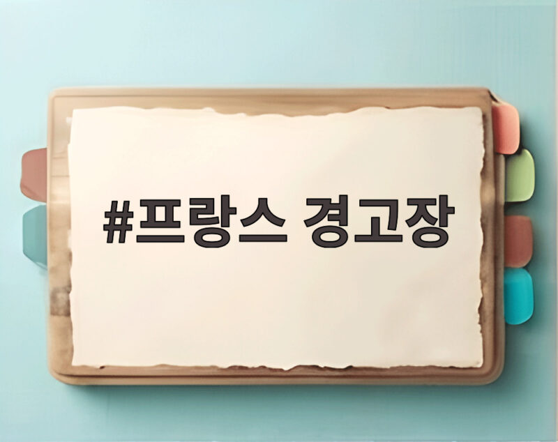 프랑스 경고장 10년 뒤 한국의 미래가 궁금하다면 1 프랑스 경고장