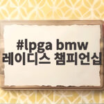 LPGA BMW 레이디스 챔피언십 해남에서 펼쳐지는 세계 정상급 대결 lpga bmw 레이디스 챔피언십