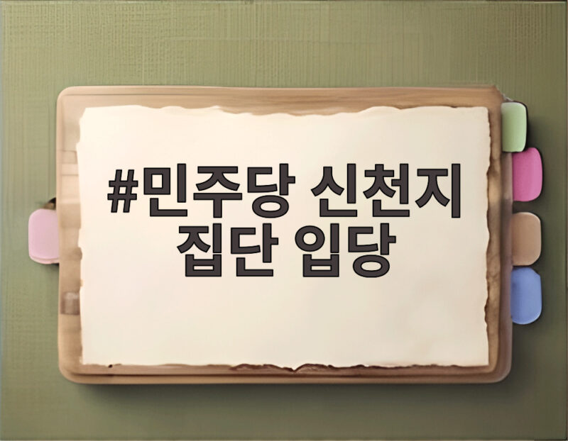민주당 신천지 집단 입당 최소 3만명 정황 확인 후속 대책은 1 민주당 신천지 집단 입당