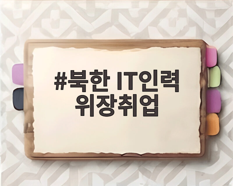 북한 IT인력 위장취업 국내 기업 첫 적발 경찰 수사와 대응책은 1 북한 IT인력 위장취업