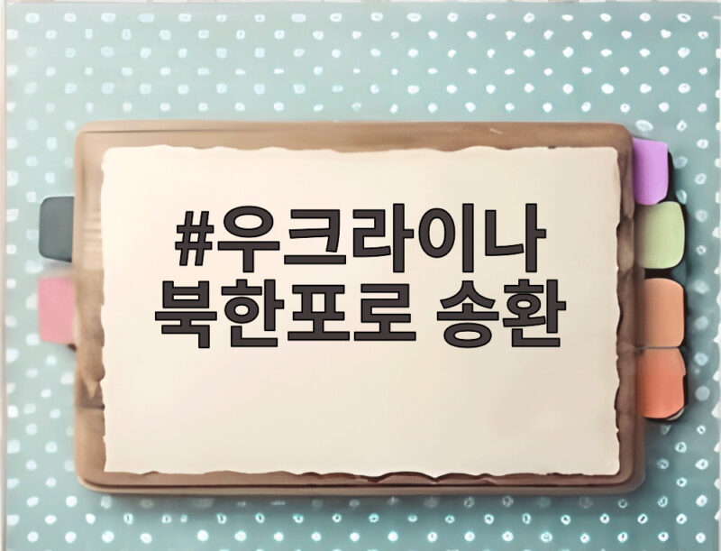 우크라이나 북한포로 송환 논란 대정부 공세와 외교 갈등 속 진실 1 우크라이나 북한포로 송환