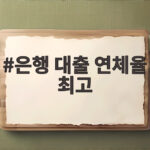 은행 대출 연체율 최고