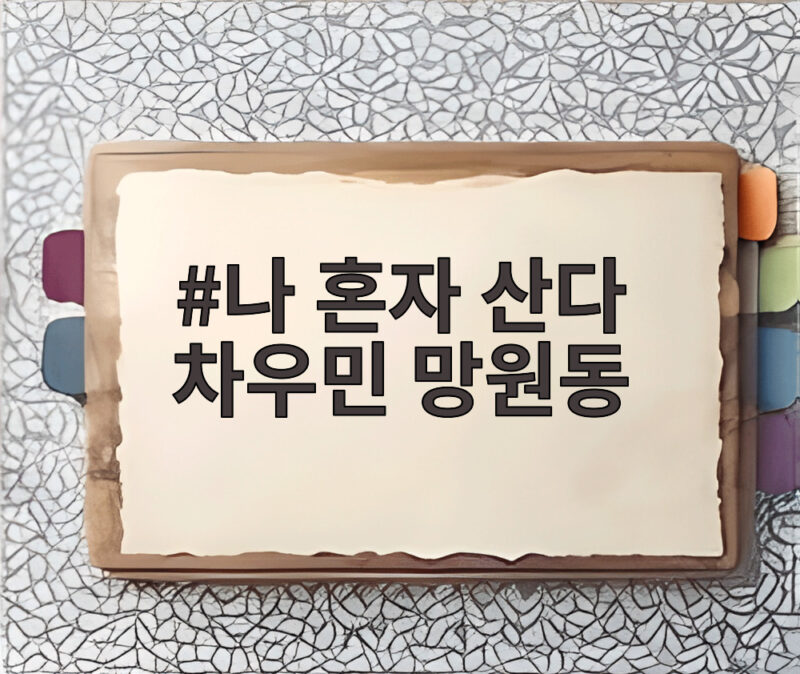 나 혼자 산다 차우민 망원동 집 최초 공개 자취 7년차 일상 대공개 1 나 혼자 산다 차우민 망원동