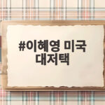 이혜영 미국 대저택