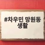 차우민 망원동 생활 나 혼자 산다에서 본 7년 차 자취 일상 공개 차우민 망원동 생활