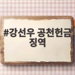 강선우 공천헌금 징역
