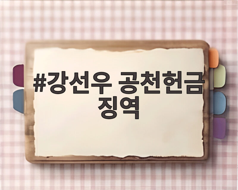 강선우 공천헌금 징역 2년6개월 법정구속 항소 예고 1 강선우 공천헌금 징역