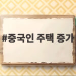 중국인 주택 증가 6만 채 돌파 외국인 주택 통계와 상호주의 중국인 주택 증가