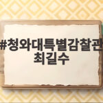 청와대특별감찰관최길수
