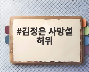 김정은 사망설 허위